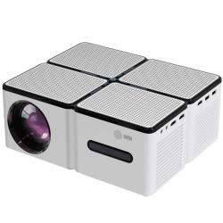 Проектор Cactus CS-PRO.03WT.Full HD белый (LCD, Full HD(1920x1080), 7500 лм, 2300:1, 3хHDMI/AV, Wi-Fi/Bluetooth, колонки 5 Вт, ресурс лампы 30000 ч) 