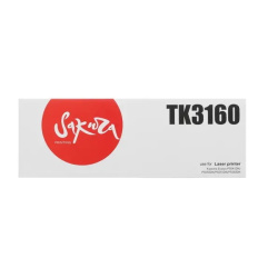 Картридж лазерный совместимый Kyocera TK-3160 черный (Sakura)