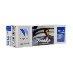 Картридж лазерный совместимый HP 12A (Q2612A)/Canon FX10/Canon 703 черный (NV-Print)