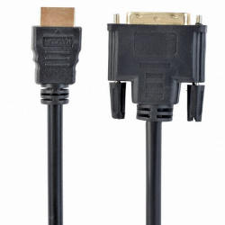 Кабель HDMI-DVI  4.5м, Cablexpert CC-HDMI-DVI-15