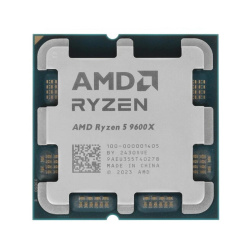 Процессор RYZEN X6 9600X (AM5, 6/12, 3900-5400 МГц, L2 - 6 Мб, L3 - 32 Мб, AMD Radeon Graphics,  TDP 65 Вт)