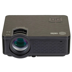 Проектор Cactus CS-PRE.05B.WXGA чёрный (LCD, WXGA(1280x720), 1800 лм, 1500:1, 2хHDMI/VGA/AV, Wi-Fi, колонки 3 Вт, ресурс лампы 30000 ч) 