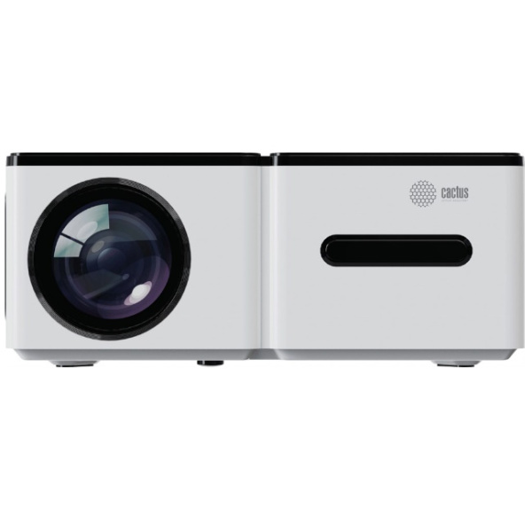Проектор Cactus CS-PRO.03WT.Full HD белый (LCD, Full HD(1920x1080), 7500 лм, 2300:1, 3хHDMI/AV, Wi-Fi/Bluetooth, колонки 5 Вт, ресурс лампы 30000 ч) 