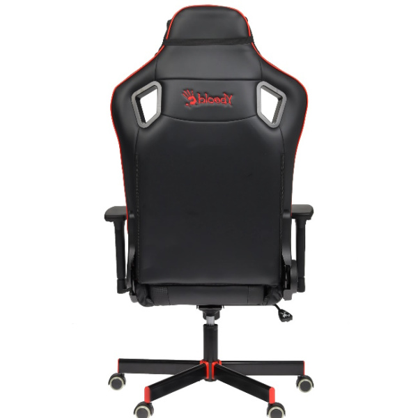 Кресло игровое A4Tech Bloody GC-840 черный сиденье черный (экокожа,150кг, крестовина металл, колесики пластик, подголовник, поддержка поясницы)