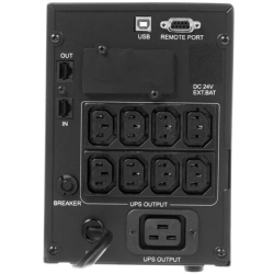 ИБП 2000ВА Powercom Smart King Pro+ SPT-2000-II LCD черный