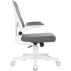 Кресло Бюрократ Aster N-W темно-серый TW-04 Neo Grey (сетка/ткань,120 кг, крестовина пластик, колесики пластик)